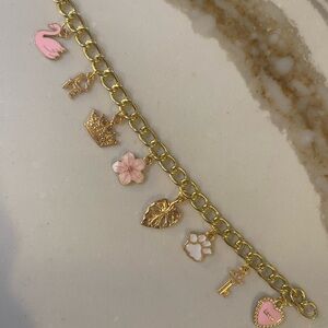 Gold Charm Bracelet